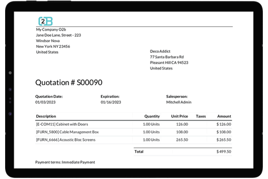 Odoo Sales Management Software